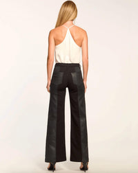 Ramy Brook - Coated Vinnie Wide Leg Jean