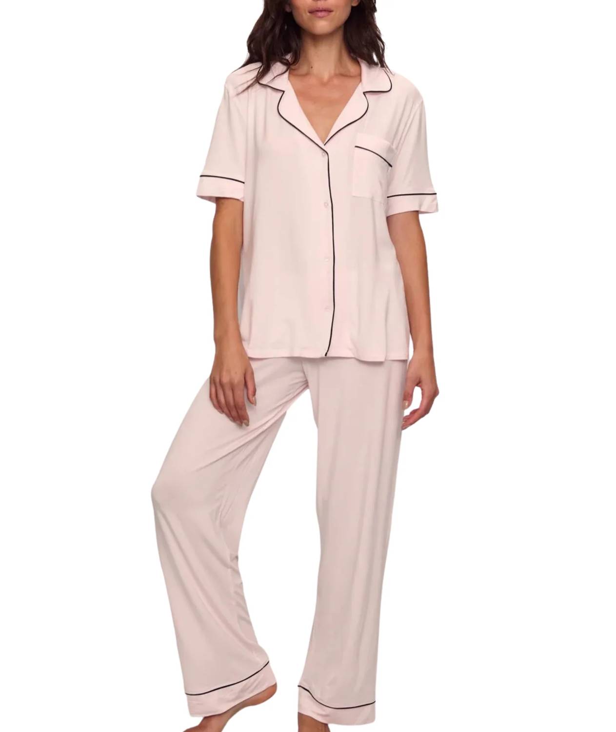 Eberjey - Gisele Short Sleeve Pants Pajama Set