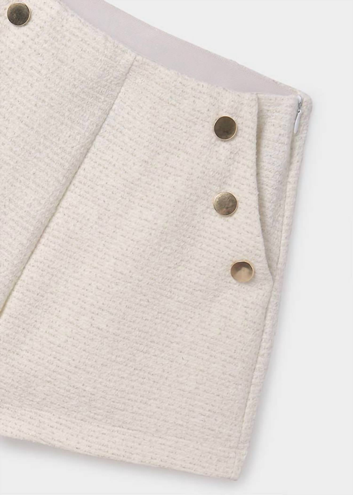 Mayoral - Gold Button Shorts