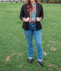 Texas True Threads - Jojo Waffle Knit Blazer