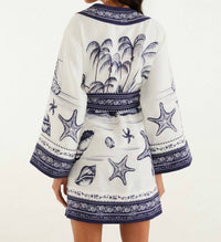 Farm Rio - COAST SCARF MINI DRESS