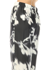 Joseph Ribkoff - Floral Satin Wide Leg Pants