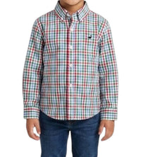 Properly Tied Seasonal Plaid Sportshirt in jolly - kids' shirt