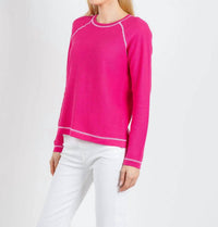 Elliott Lauren - Waffle Stitch Raglan Sweater