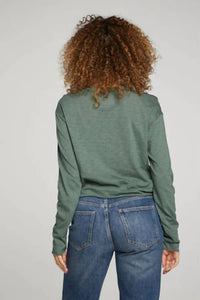 Chaser - Long Sleeve Cropped Top