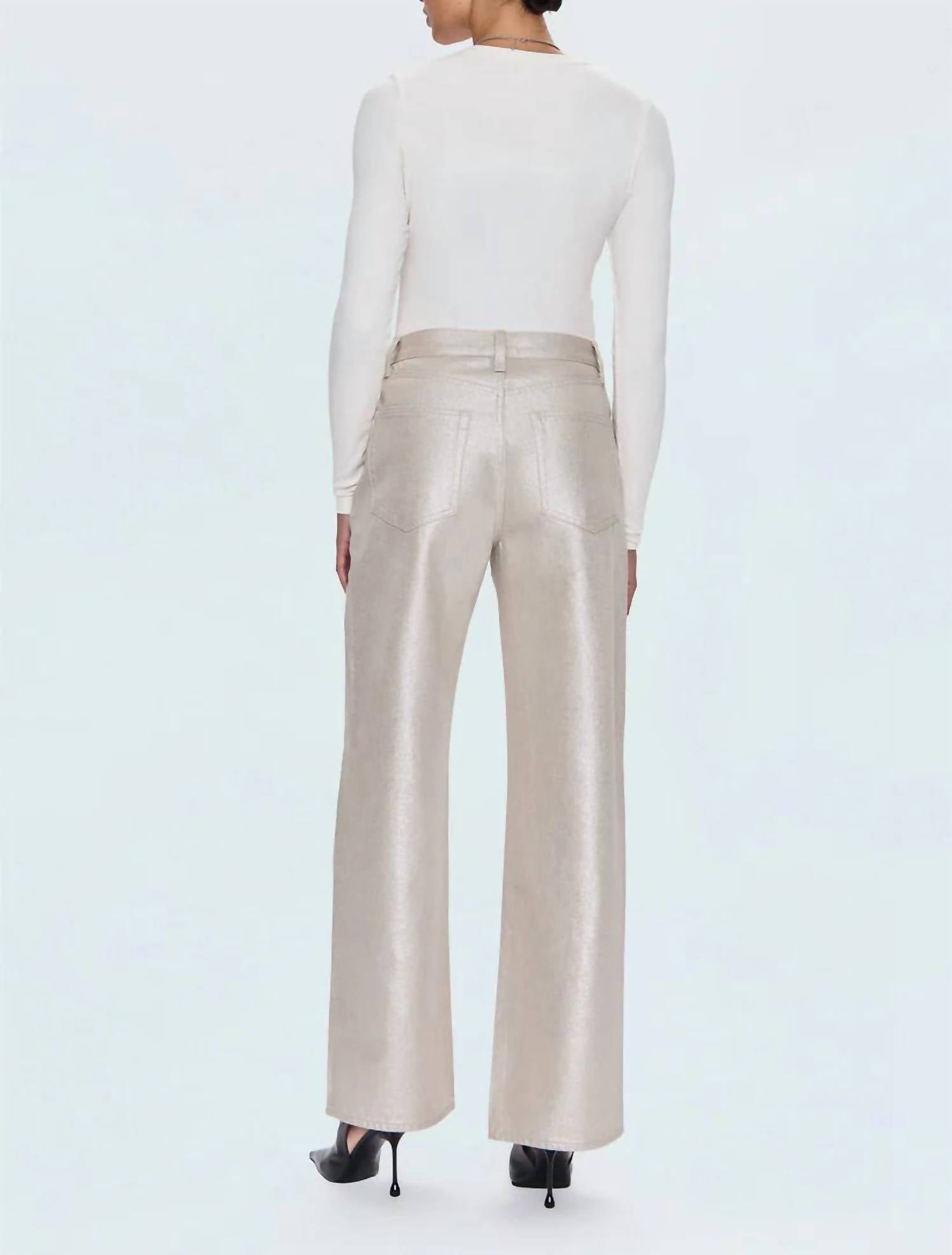 Pistola - Tate High Rise Bowed Jeans