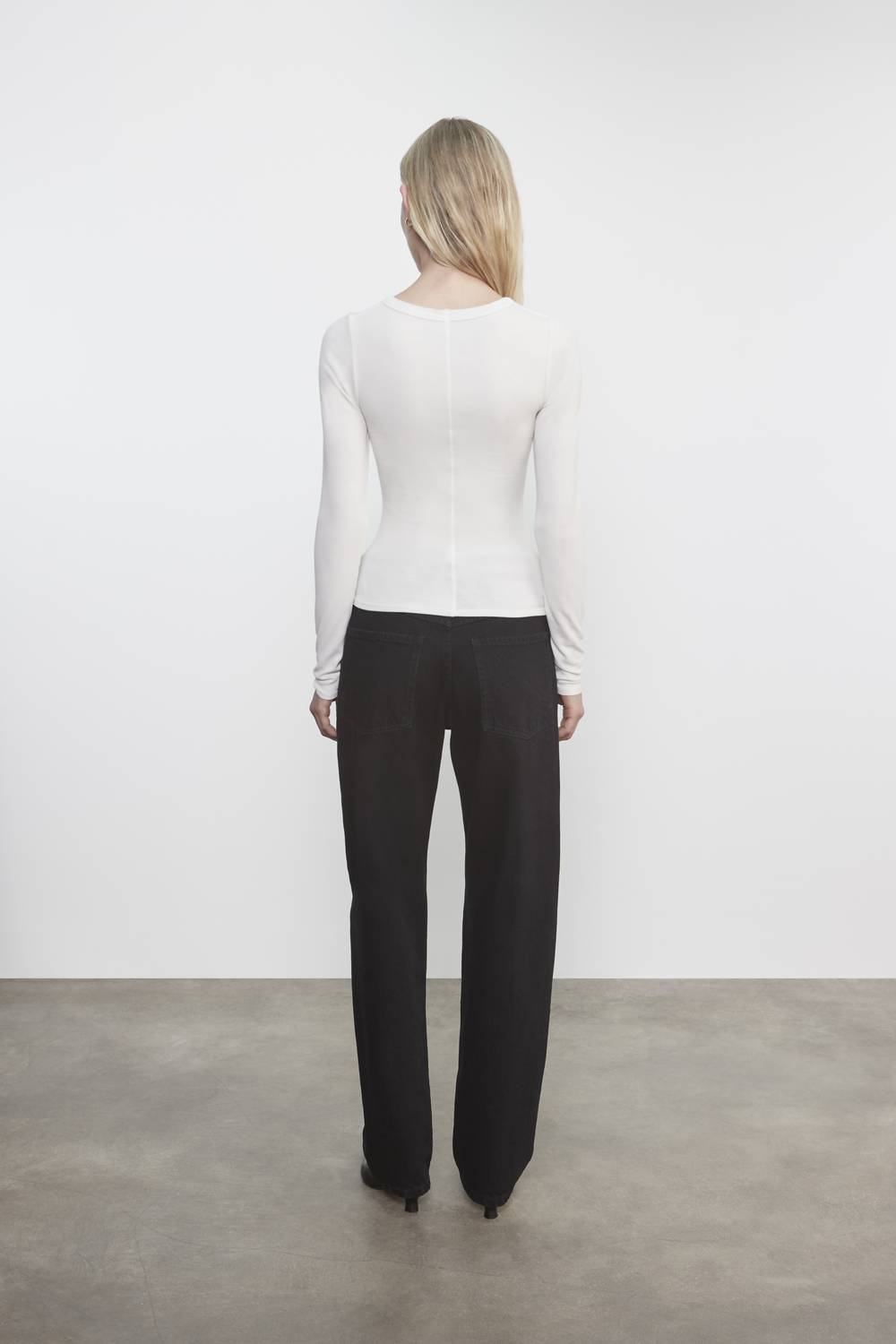 Enza Costa - SILK RIB ESSENTIAL CREW