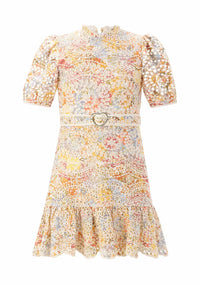 Marlo - Girls Avelle Embroidered Mini Dress