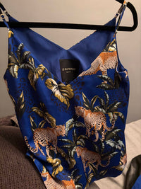 Le Superbe - Women's Leopard Tropical Print Camisole