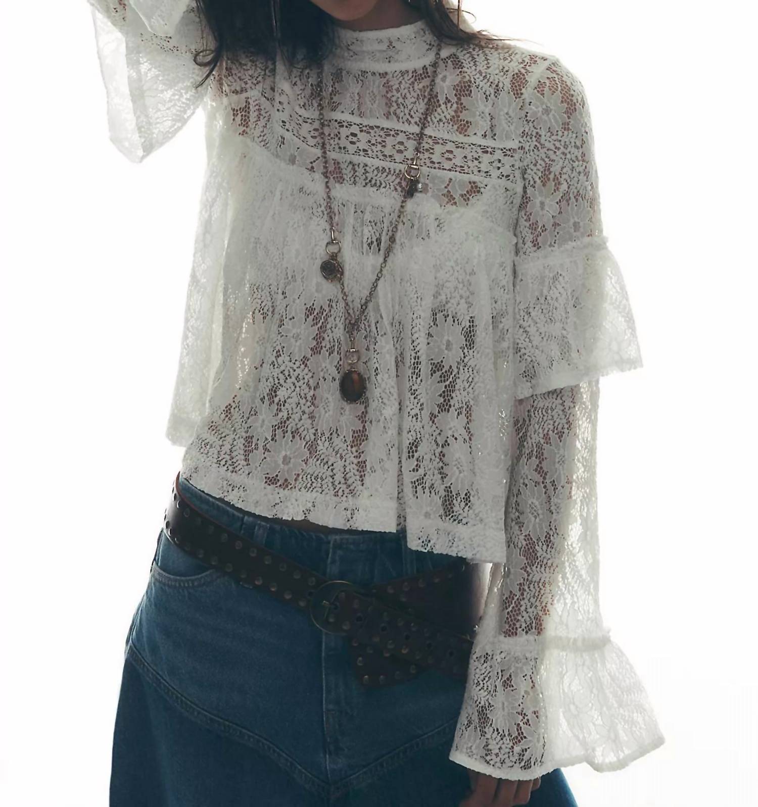 Free People - Lilabeth Lace Top