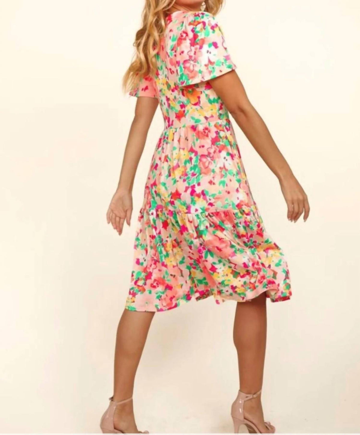 Haptics - Canvas Of Florals Dress