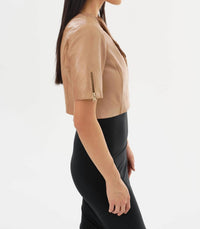 Lamarque - Kirsi Cropped Biker Jacket