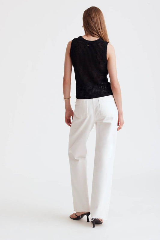 Toccin - Estelle Crochet Racer Tank Top