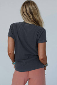 Shewin - Rise With The Sun Graphic Round Neck Short Sleeve T-shirt