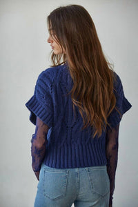 By Together - Crochet Round Sweater