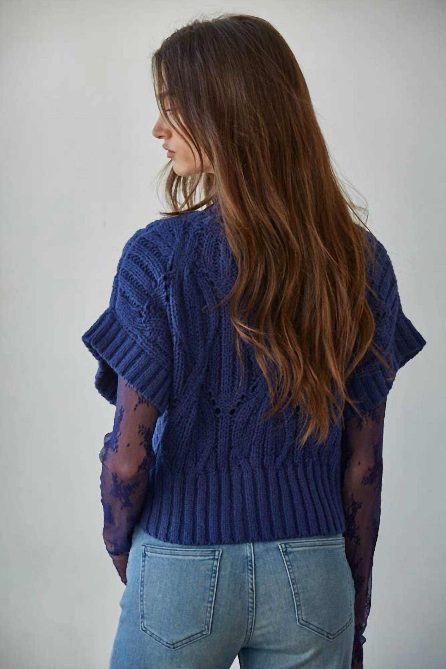 By Together - Crochet Round Sweater