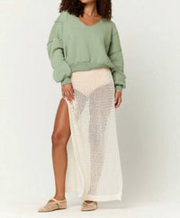 Project Social T - Hazel Scoop Neck Sweatshirt