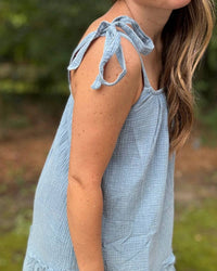Very J - Dainty Denim Dress