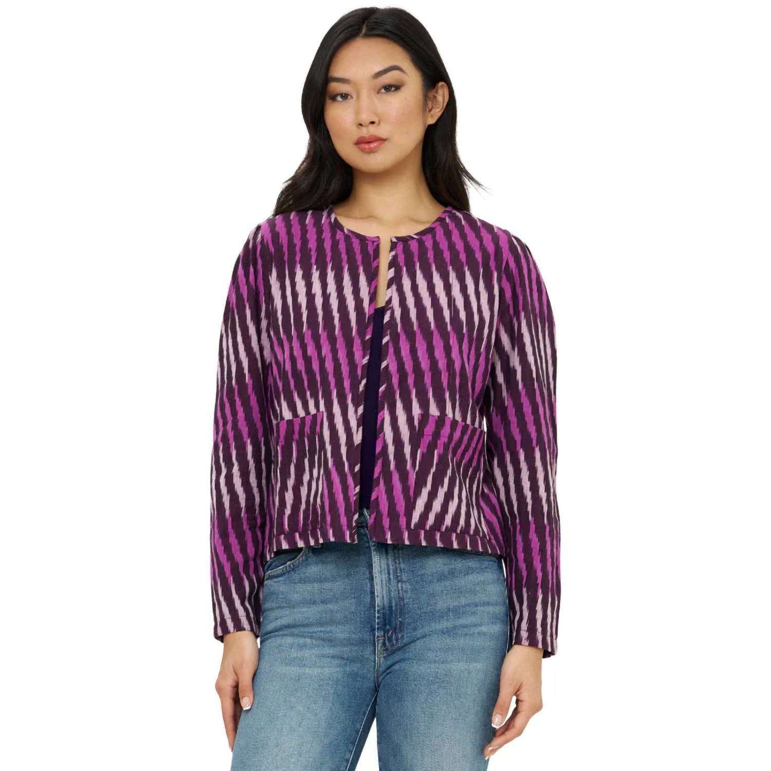 Oliphant - Ikat Open Front Jacket
