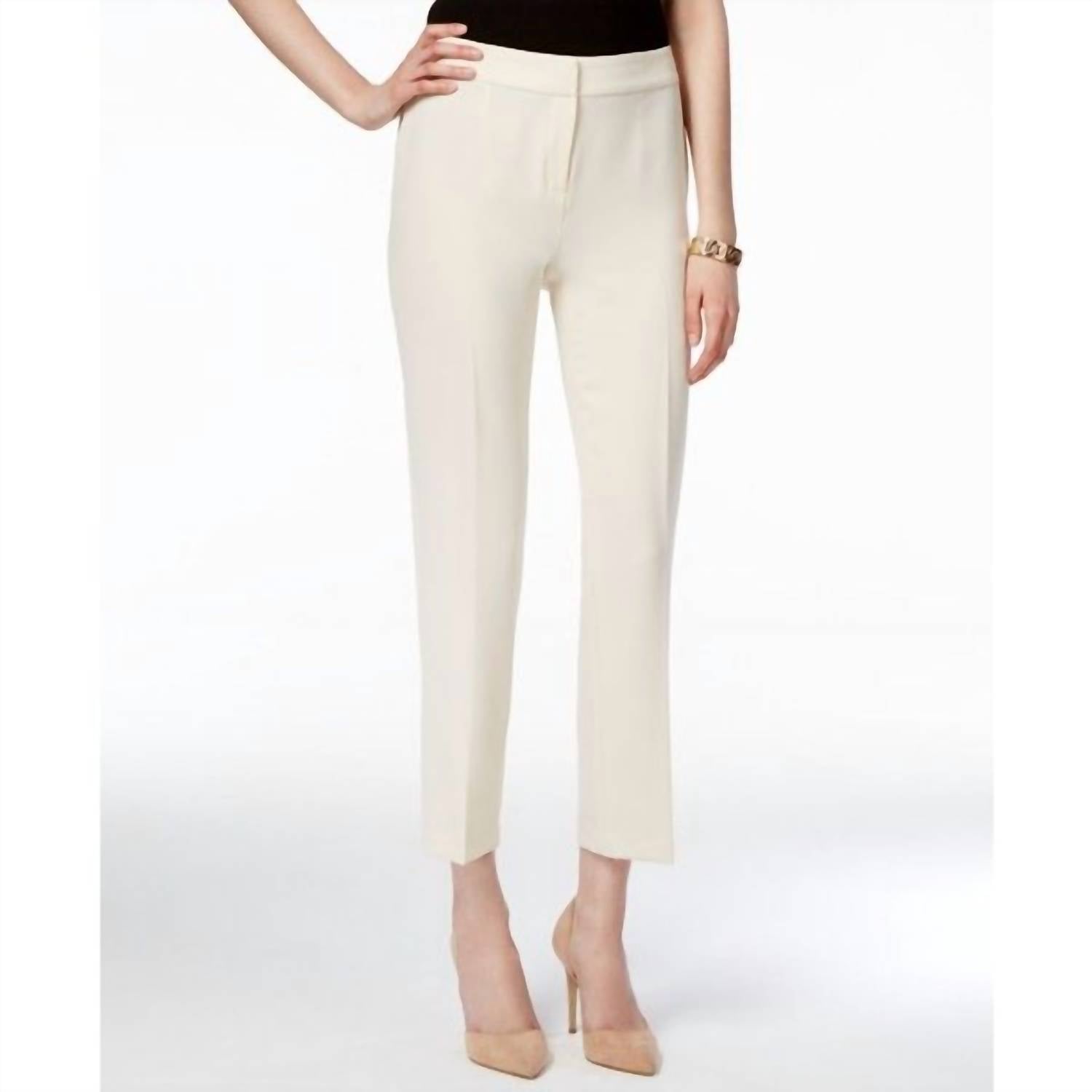 Kasper - Women's Straight-leg Solid Pants