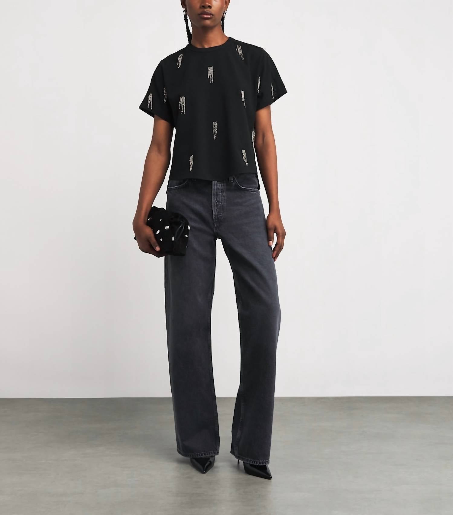 Simkhai - Crepe Abelia Embellished T-shirt