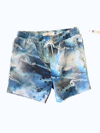 SOL ANGELES Men's Marble Swirl Short in multi - men's swimwear