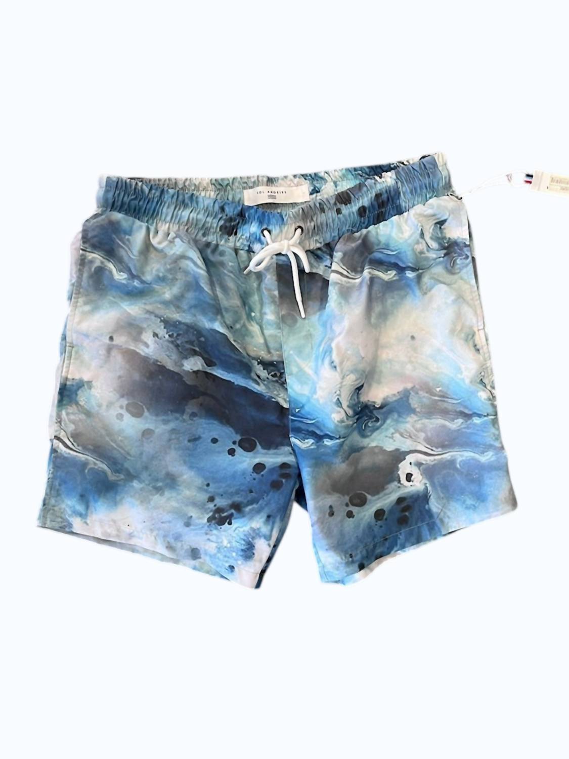 SOL ANGELES Men's Marble Swirl Short in multi - men's swimwear