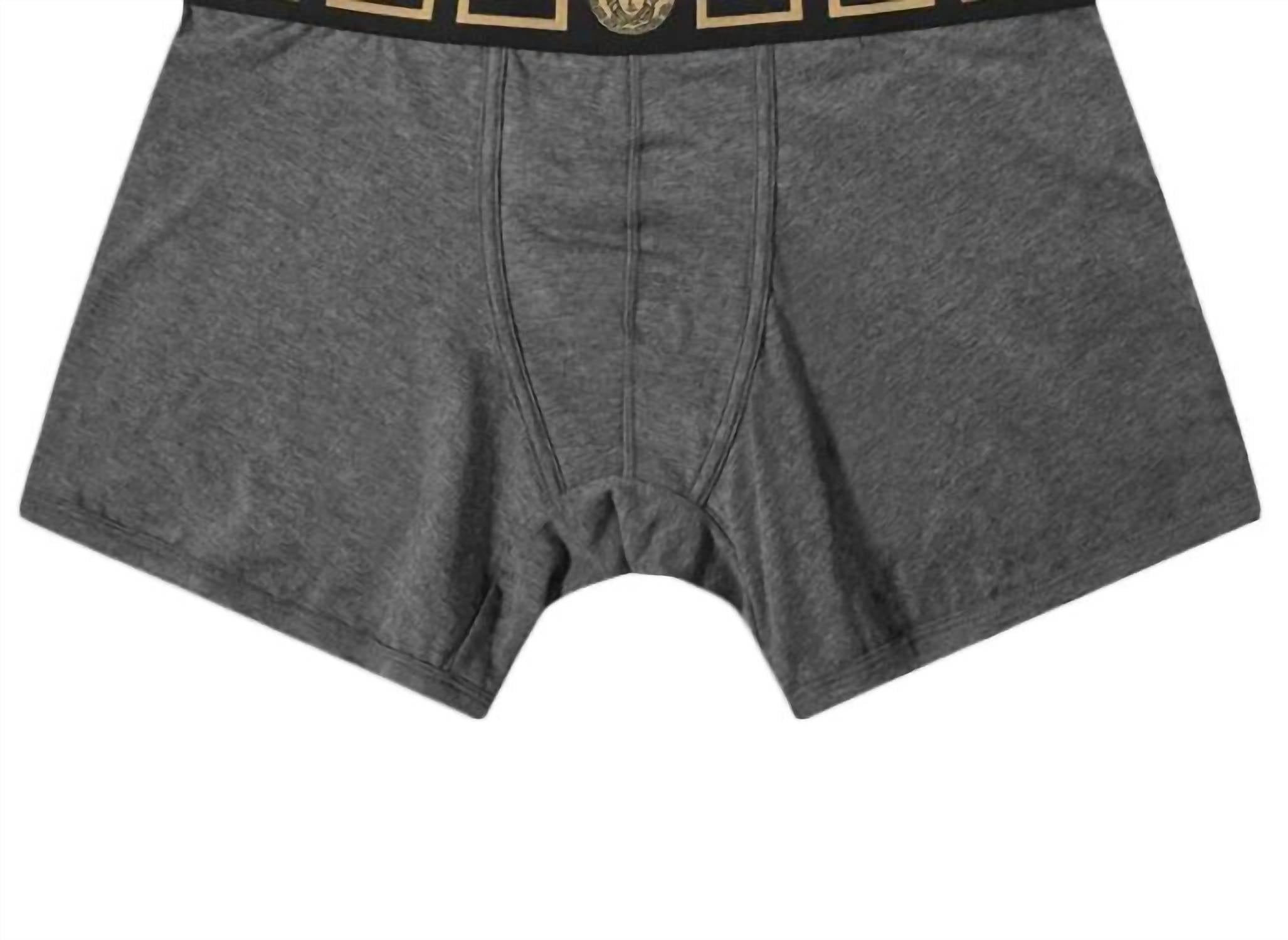 Versace - Men's Long Trunk With Greca Border