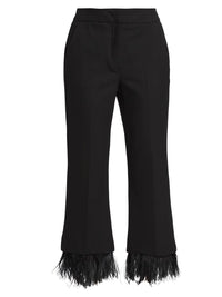 Marella - Edoardo Pant With Feather Trim
