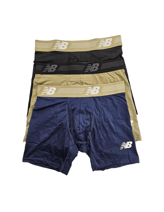 New Balance - Men's 3-Pack Premium Performance Boxer Briefs 6"