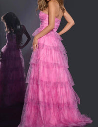 Jovani - Halter Neck Cut Out Gown