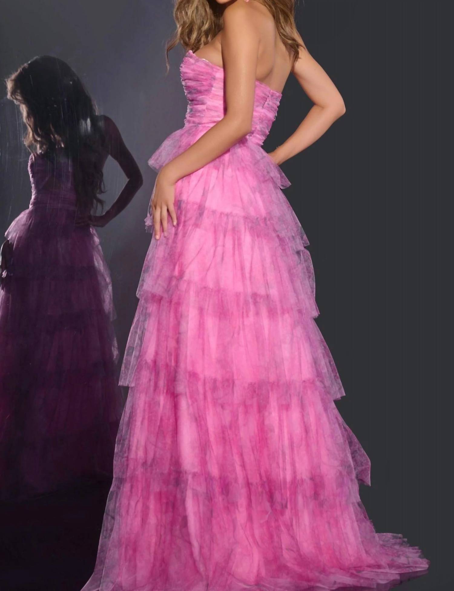 Jovani - Halter Neck Cut Out Gown
