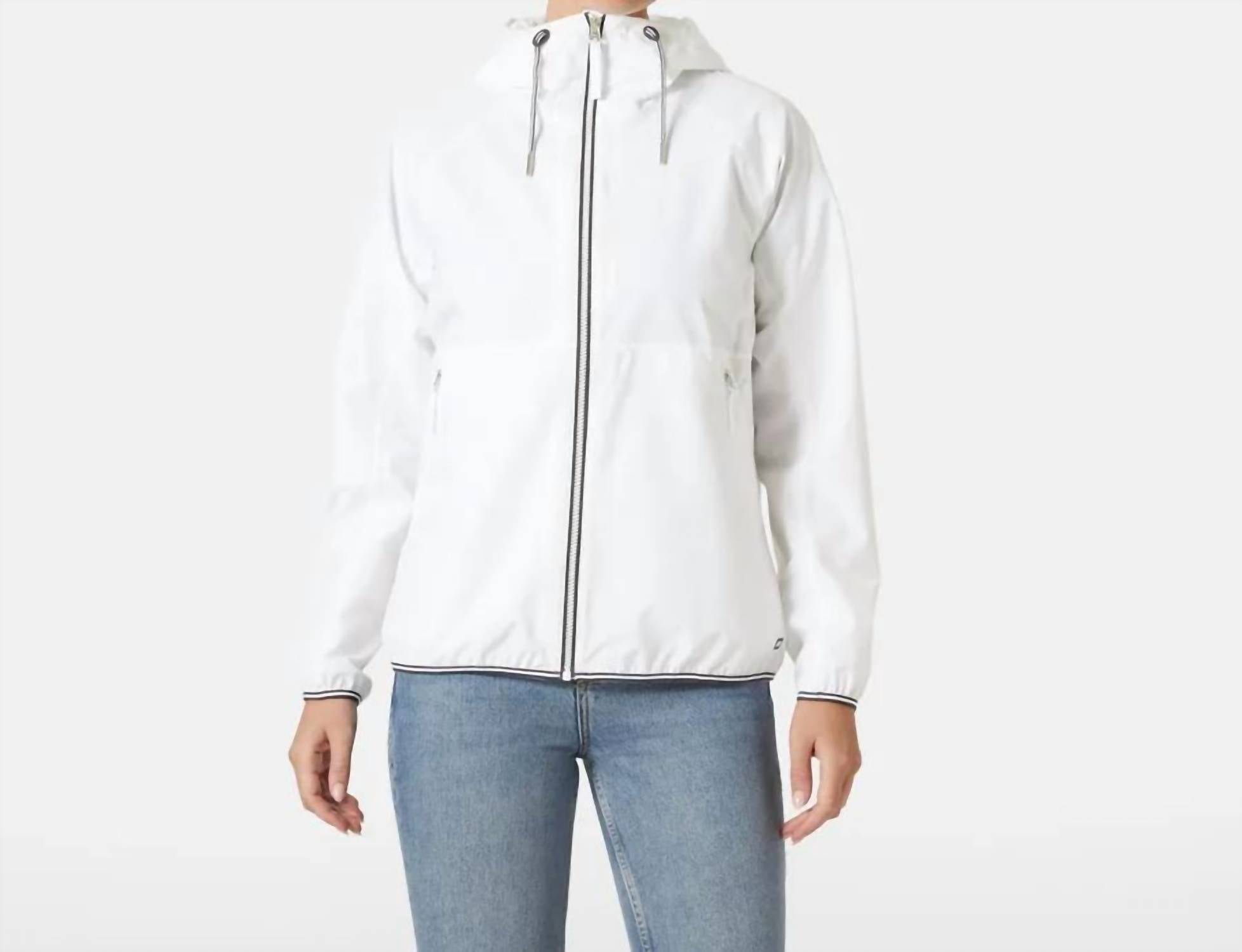 Helly Hansen Koster Rain Jacket in white - women's jacket