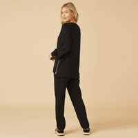 Softies - Dreamtech Crew Tunic With Side Zip & Flood Pant Set