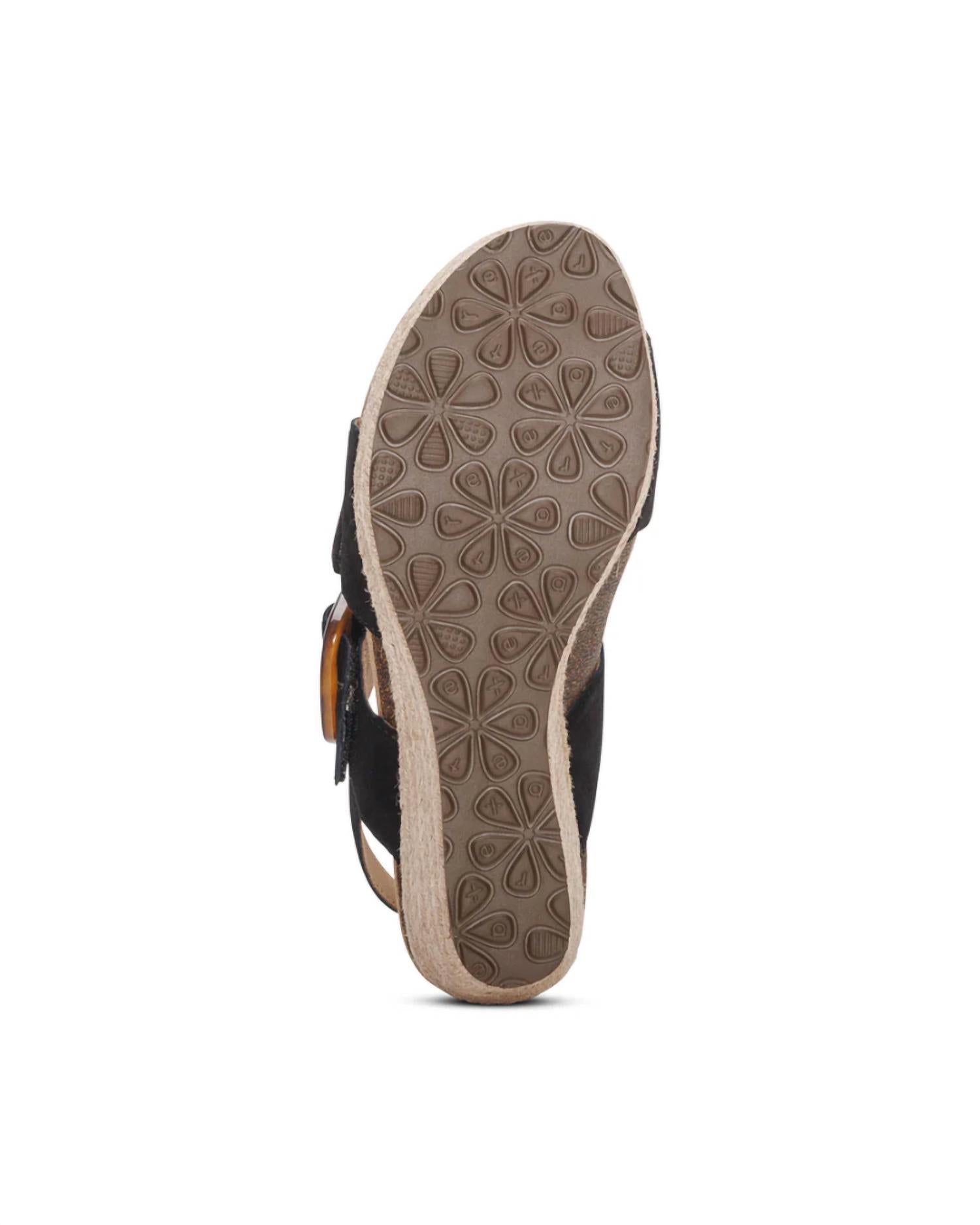 Aetrex - Women's Ashley Arch Support Wedge Sandals