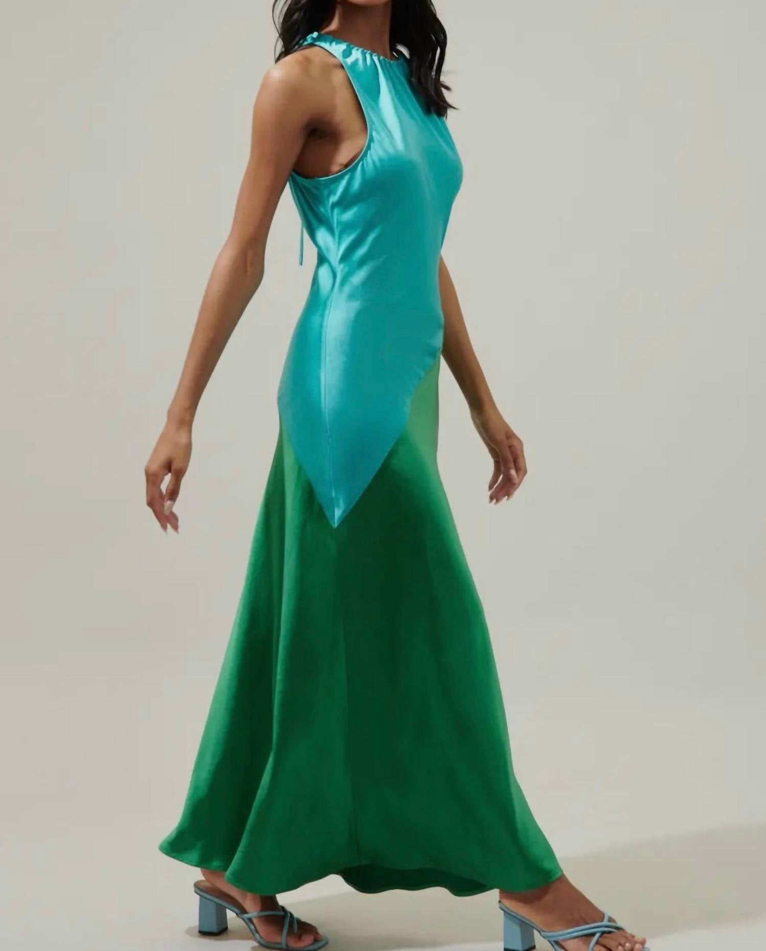 Sugarlips - Kavela Color Block Maxi Dress