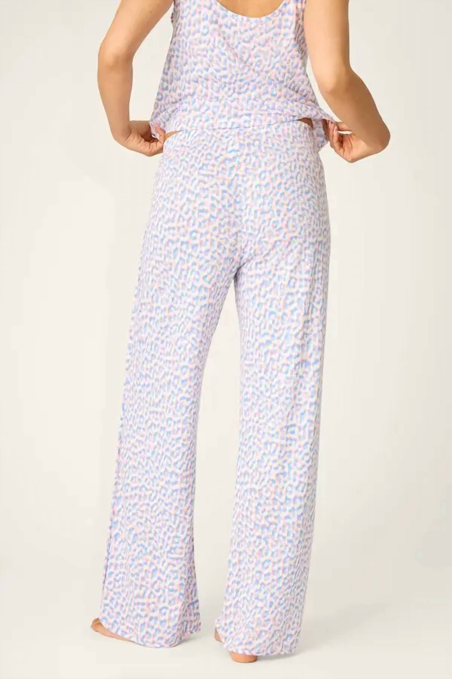 Pj Salvage - Animal Lover Leopard Print Tank Top And Pants Set