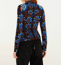 Farm Rio - Latina Scarf Jersey Ruched Blouse