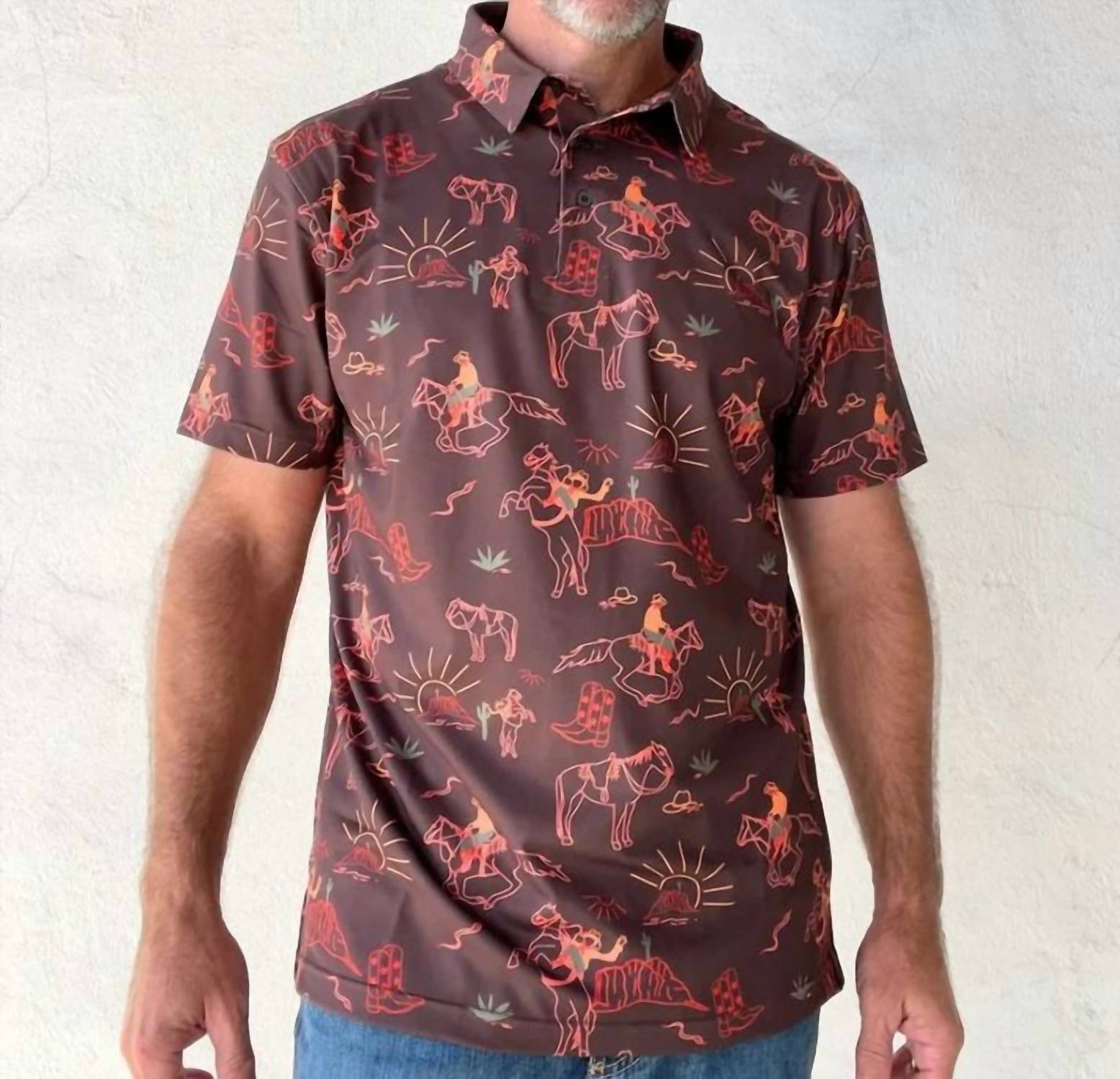 Raised By Coyotes - Red Rock Rider Polo