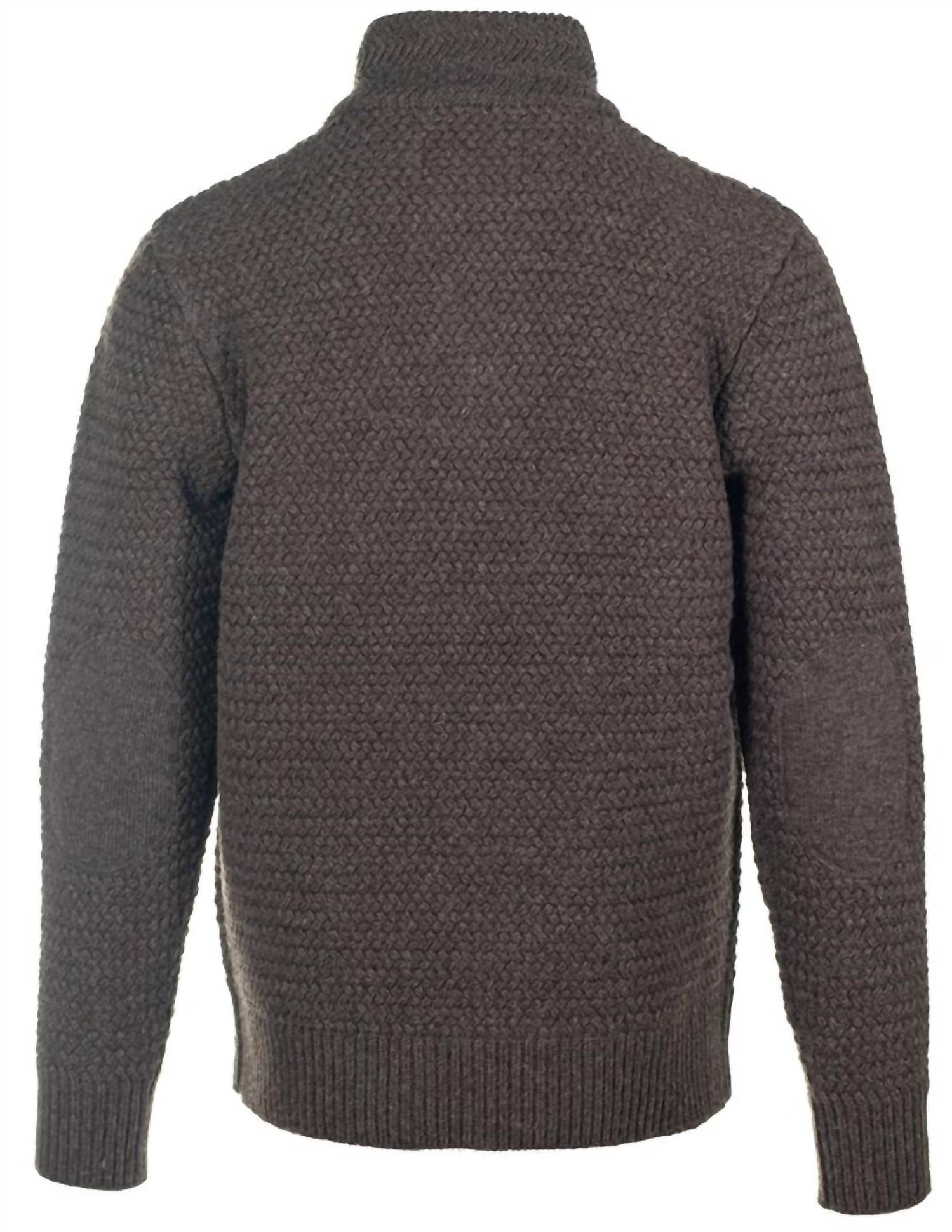Schott - Men's Funnel Neck Military Sweater