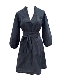 SOLEIL DE MER Women's Martin Mini Dress in black - women's dress