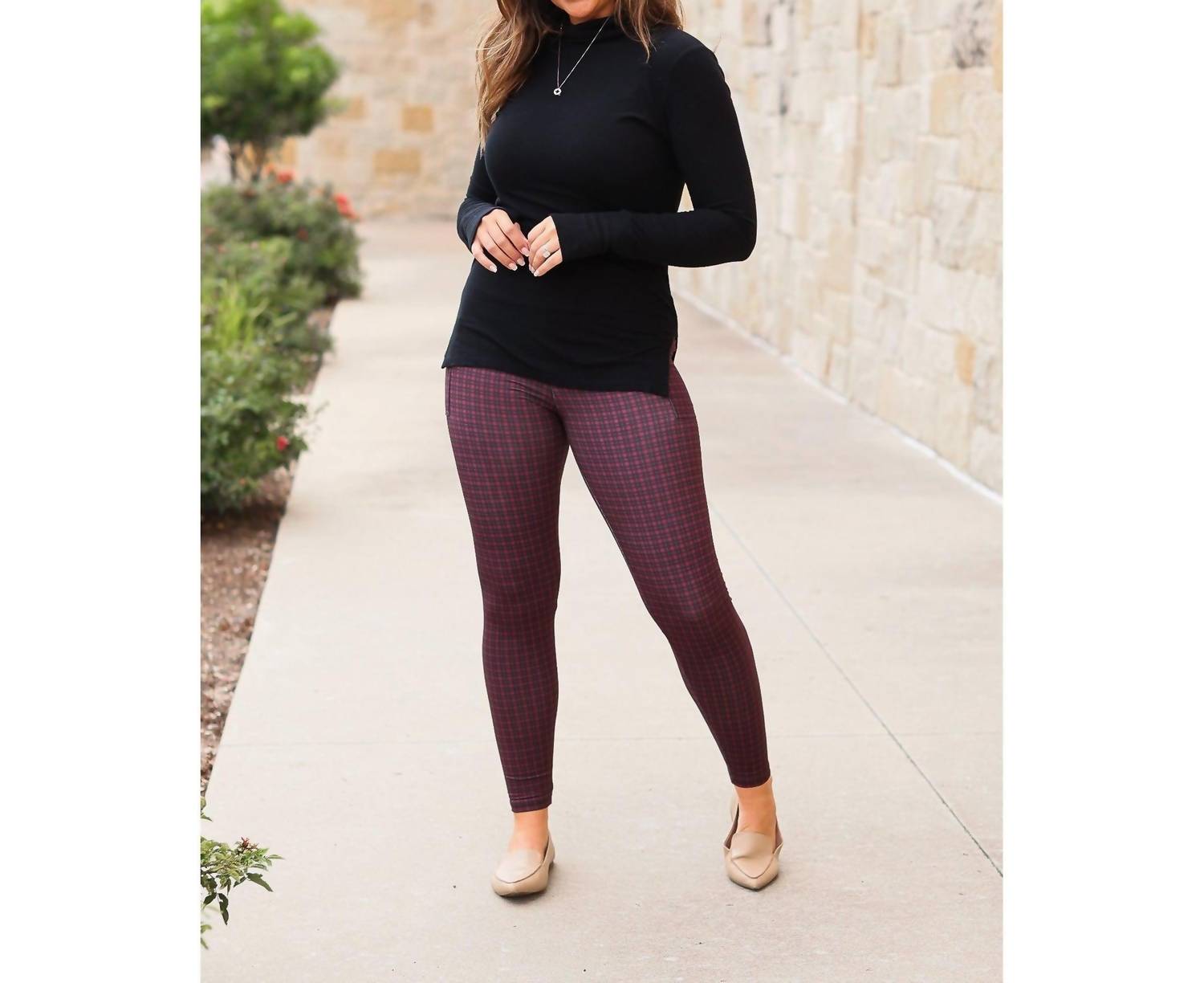 Julia Rose - Wren Plaid Leggings