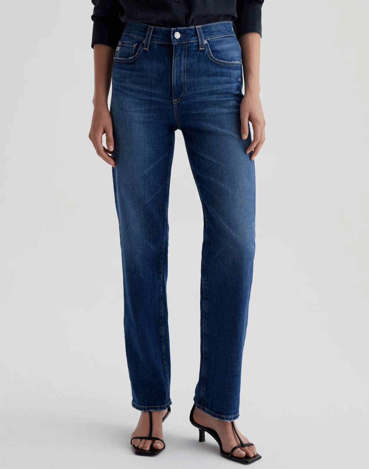 AG Jeans Brinley Straight Jeans in 11 years memory - women's jeans