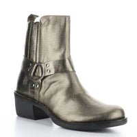FLY LONDON Women's Mebi Boots in dark gold - women's shoe - alternate view