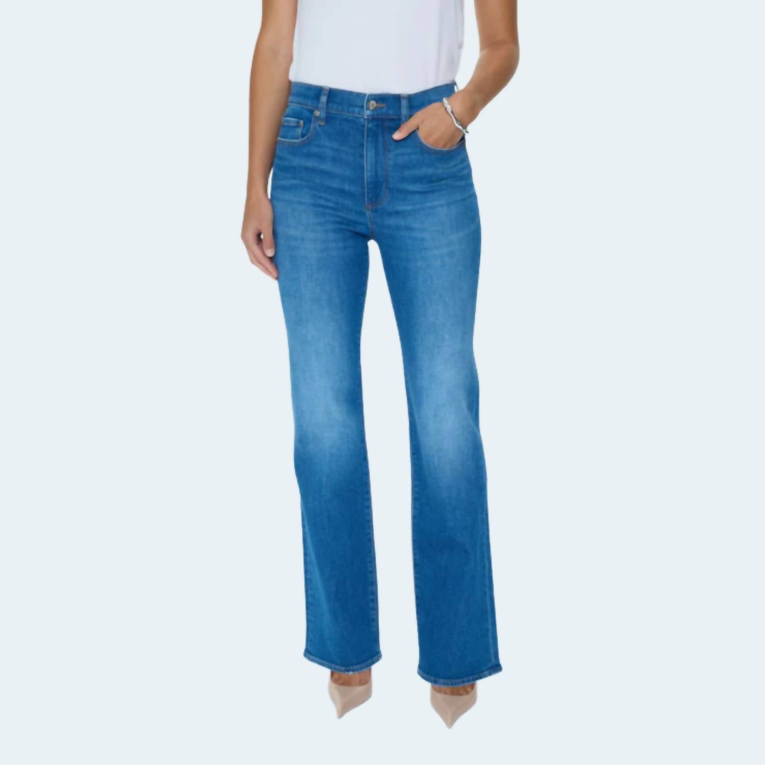 PISTOLA Evie High Rise Slim Boot Jeans in eternity - women's jeans