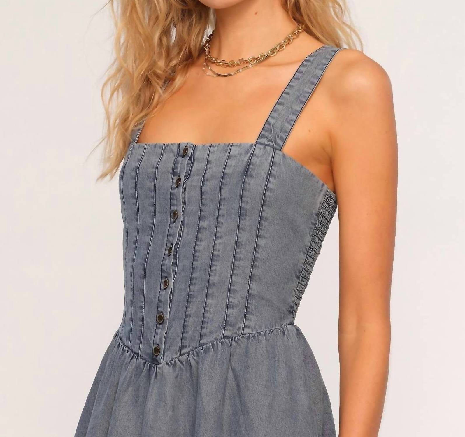 Heartloom - Alison Denim Mini Dress
