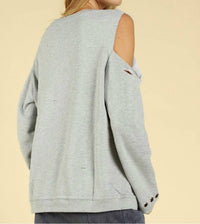 Honey Punch - Distressed Grommet Top