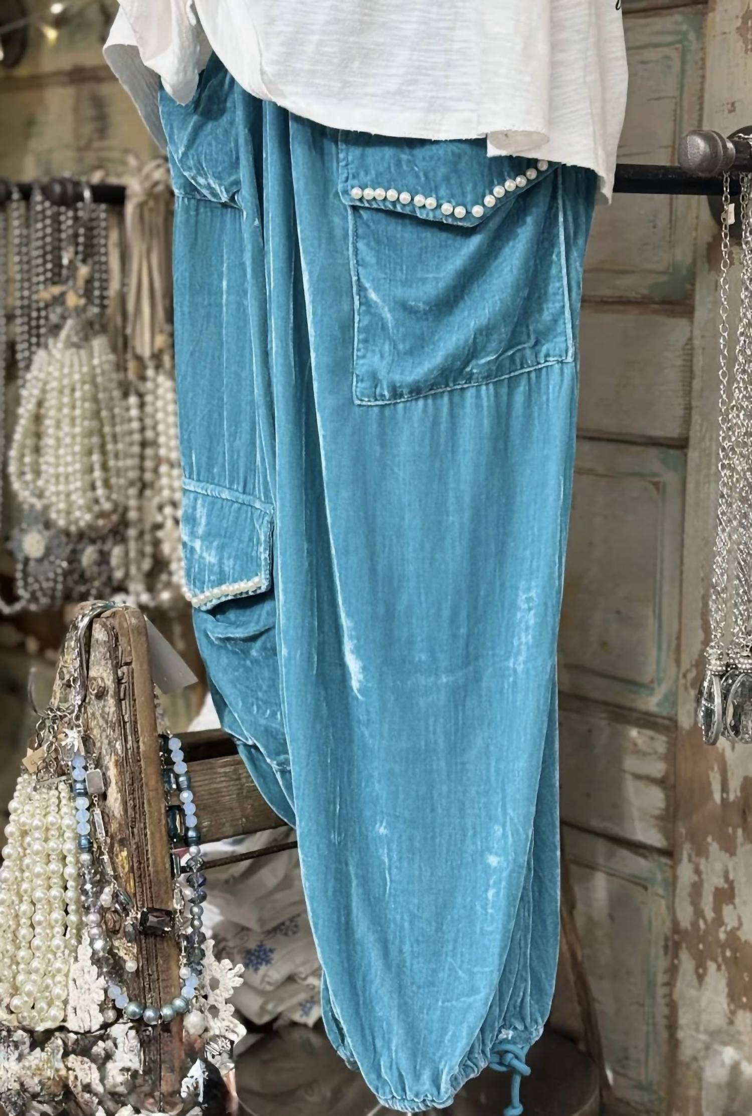 A Rare Bird - Women's Velvet Genie Pants