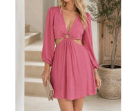 Lumiere - Ring Accent Mini Dress