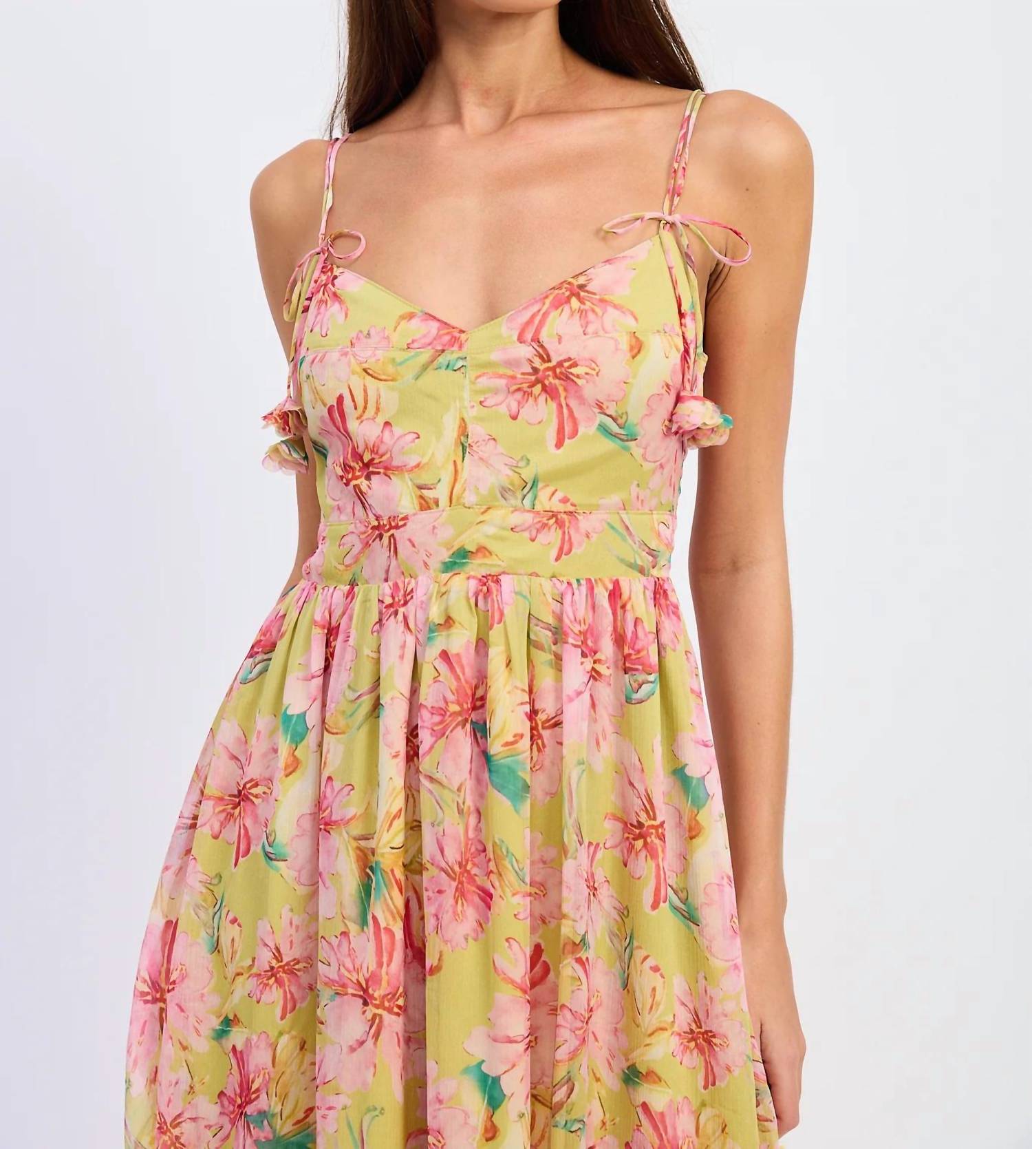 En Saison - Eva Floral Midi Dress